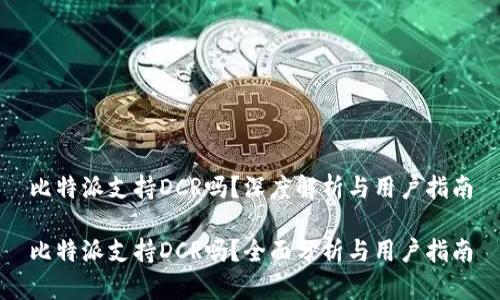 比特派支持DCR吗？深度解析与用户指南

比特派支持DCR吗？全面分析与用户指南