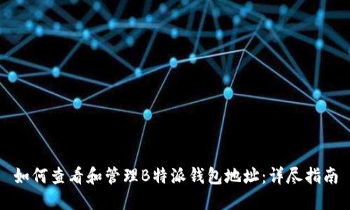 如何查看和管理B特派钱包地址：详尽指南